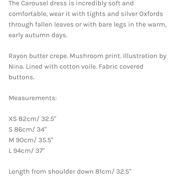 🍄 Family Affairs Mushroom Carousel Dress || Size Small - Picture 3 of 6